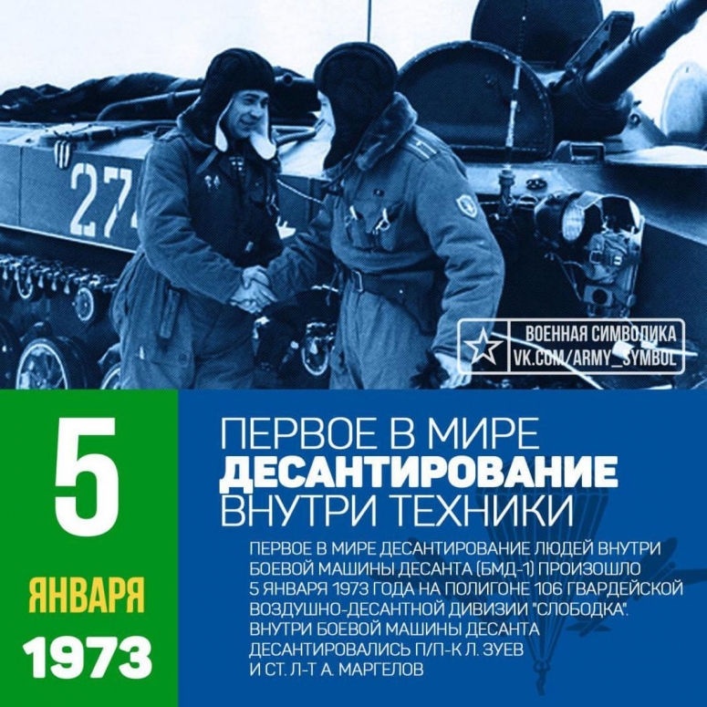 Первое в мире десантирование БМД-1 с экипажем внутри машины...