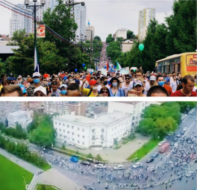 Фальш за деньги - "народно-протестные" митинги в Хабаровске, как продукт умирающей либеральной системы в России.