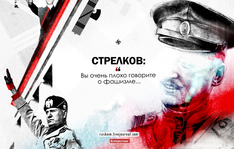 Стрелков: &laquo;Вы очень плохо говорите о фашизме&raquo;