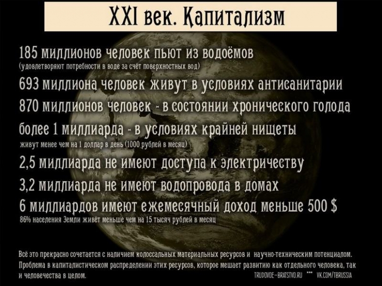 Капитализм: - &laquo;Волку нужно мясо, иначе он сдохнет...&raquo;